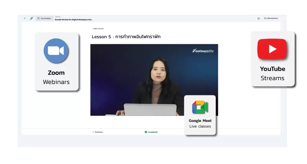 Interactive live lessons4